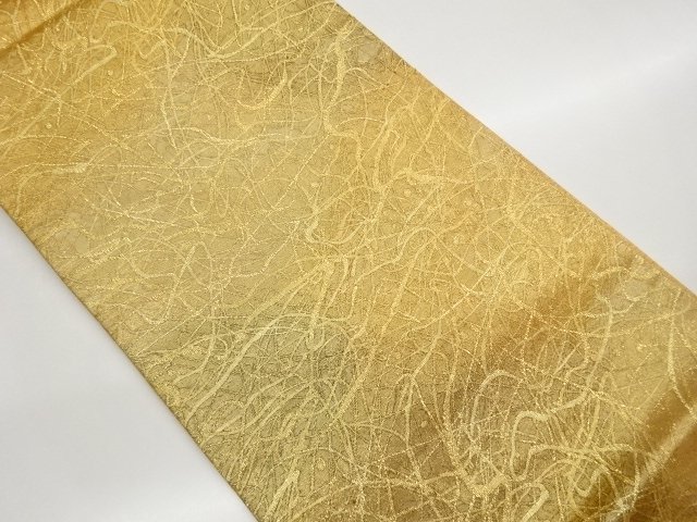 JAPANESE KIMONO / FUKURO OBI / WOVEN ABSTRACT PATTERN